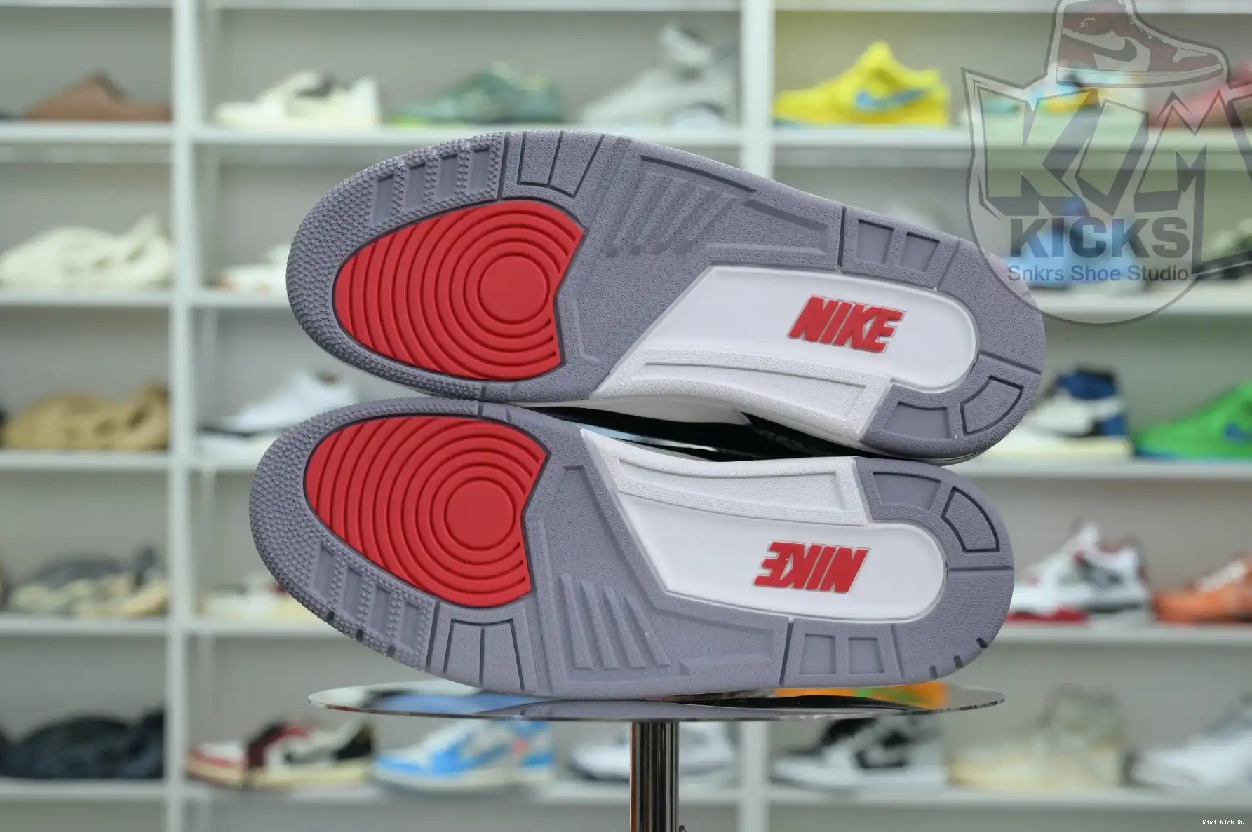 Air Cement Jordan Reimagined” 3“Black Kimikick 0607